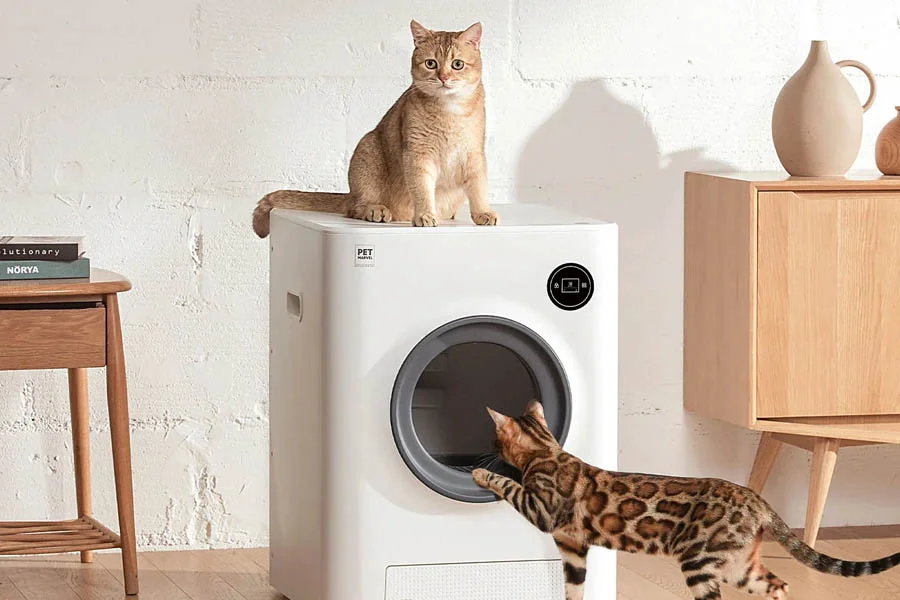 how does the litter robot work
